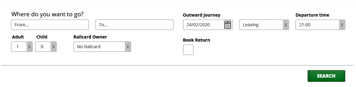 The National Rail Iver Journey Planner